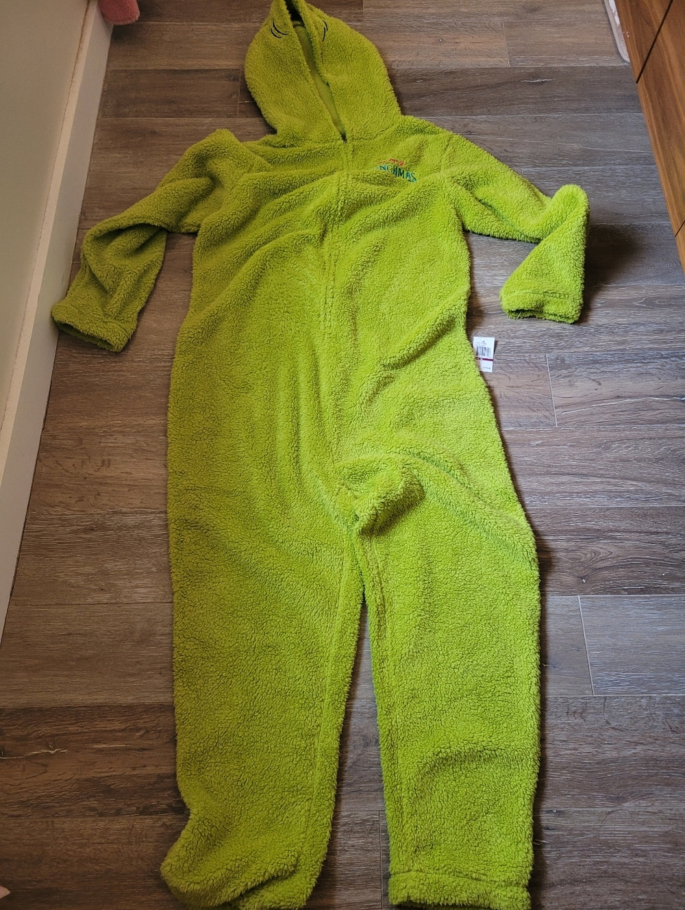 Dr. Seuss' Grinch One-Piece for Adults, Size XL